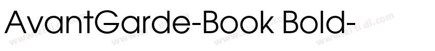 AvantGarde-Book Bold字体转换